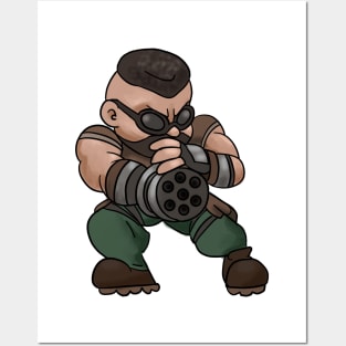 Barret Wallace Chibi Final Fantasy 7 Posters and Art